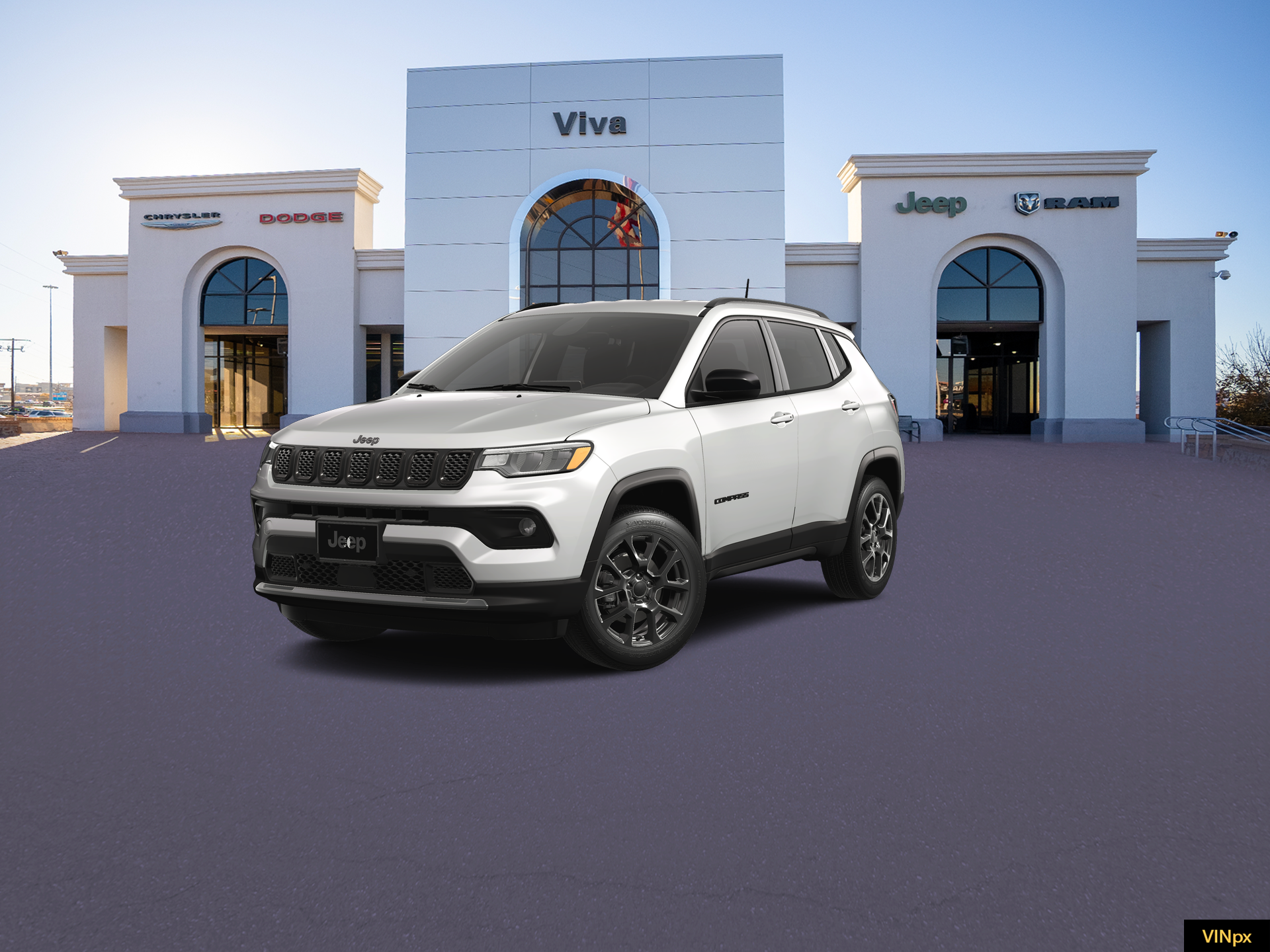 New 2026 Bright White Clearcoat Jeep Latitude image 1