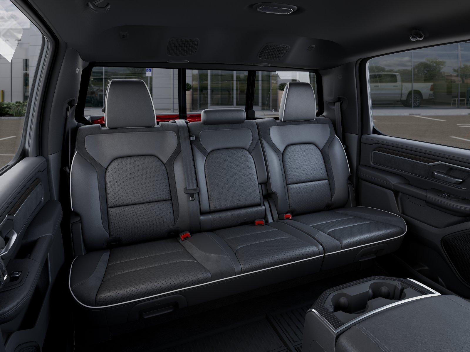 New 2026 Molten Red Pearl-Coat Exterior Paint RAM Laramie image 33