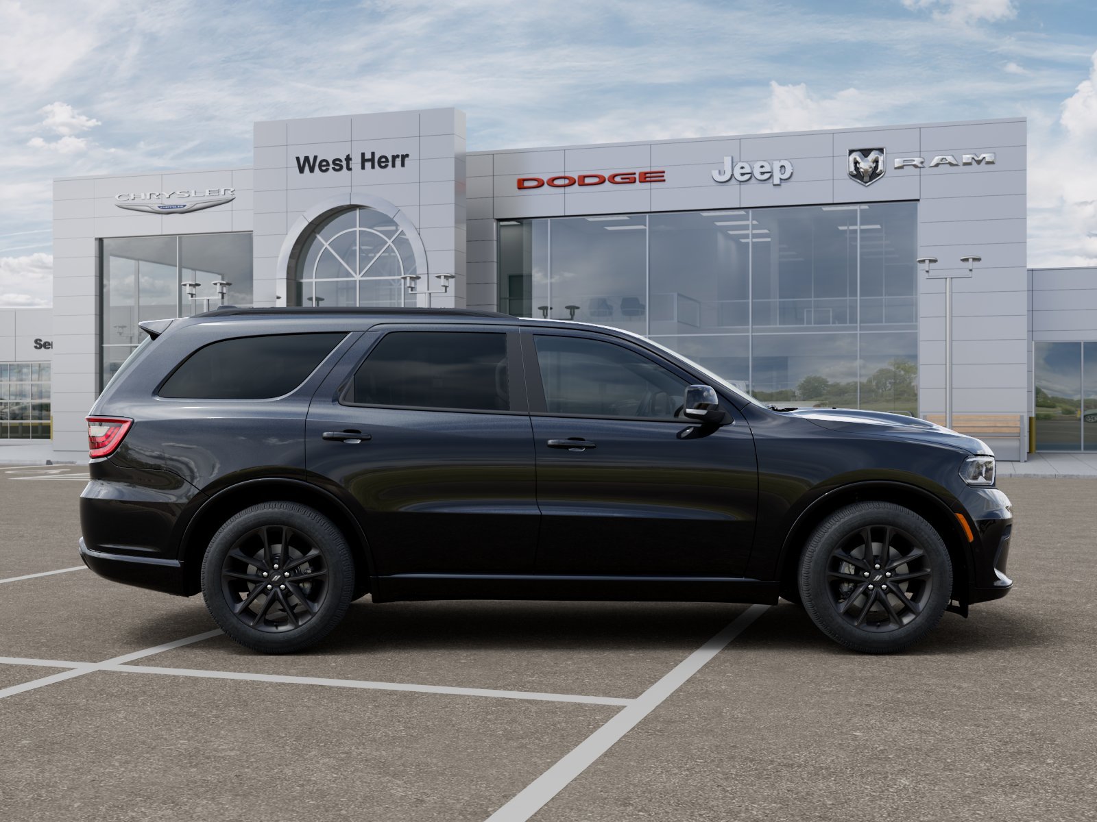 New 2026 Diamond Black Clear-Coat Exterior Paint Dodge DURANGO GT PLUS AWD image 47
