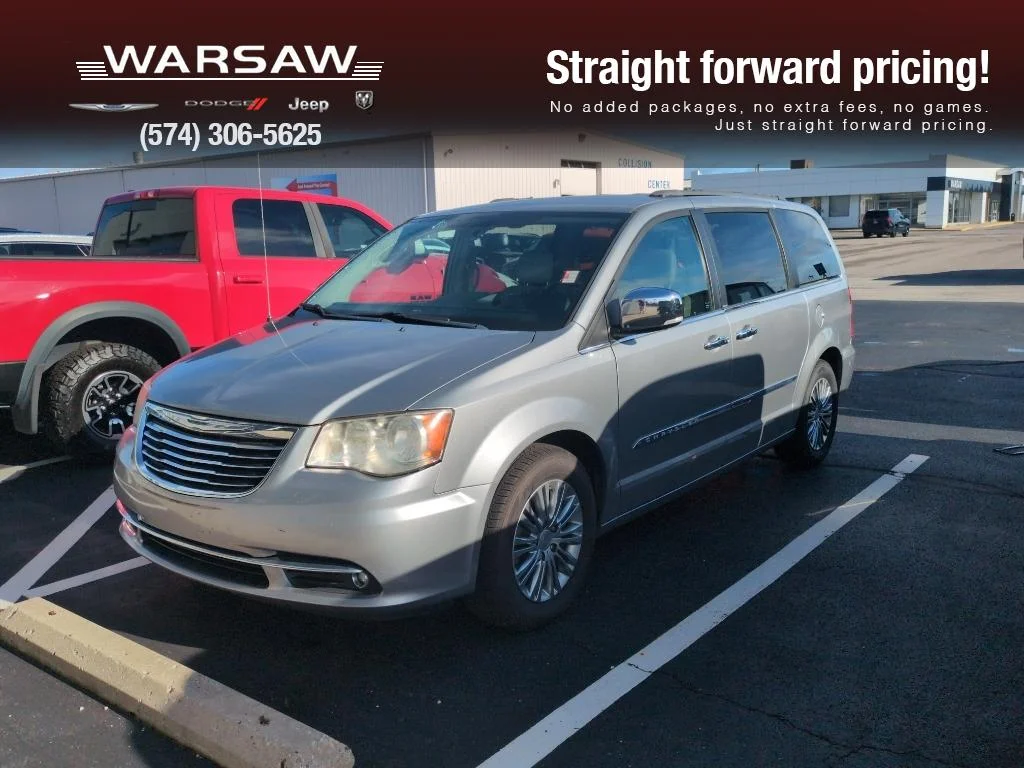 Used 2014 Billet Silver Metallic Clearcoat Chrysler Touring-L image 1
