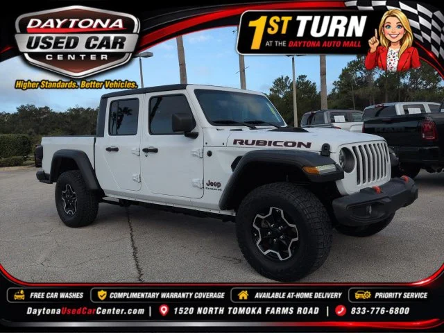 Used 2022 White Jeep Rubicon image 1
