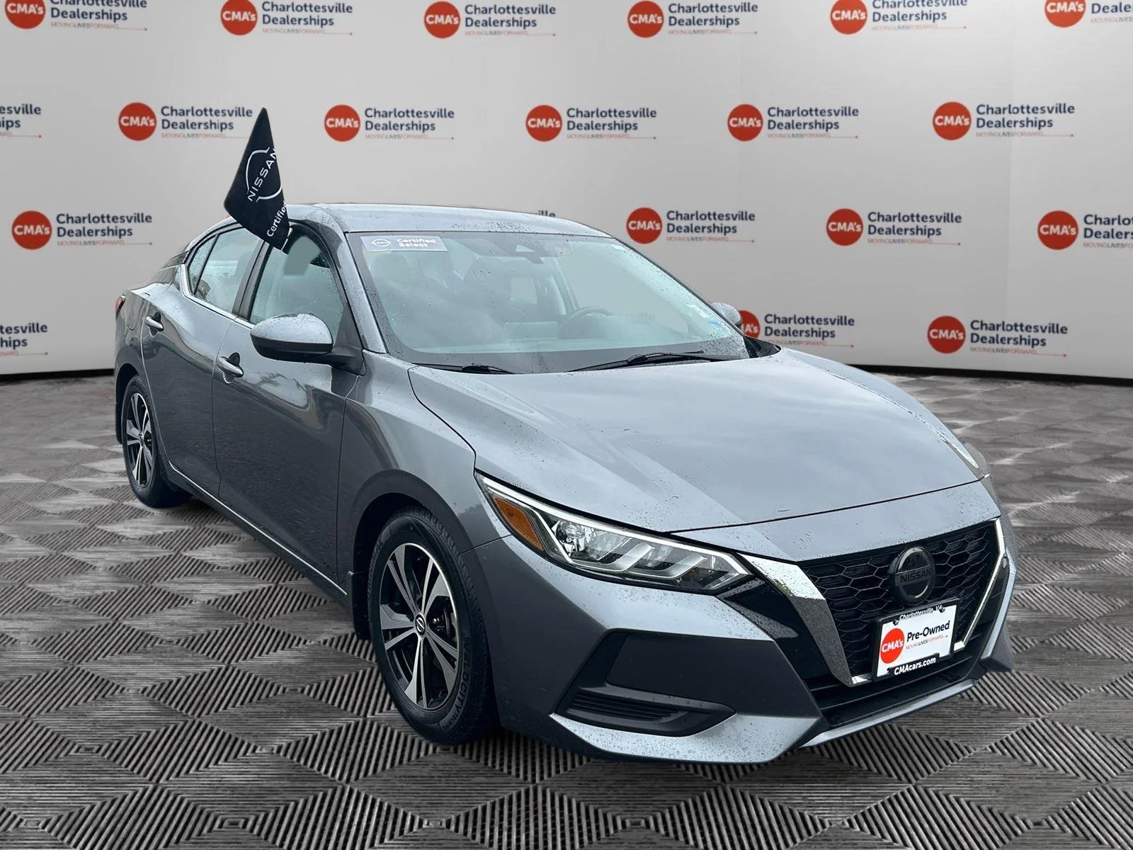 Used 2021 Gun Metallic Nissan SV image 7