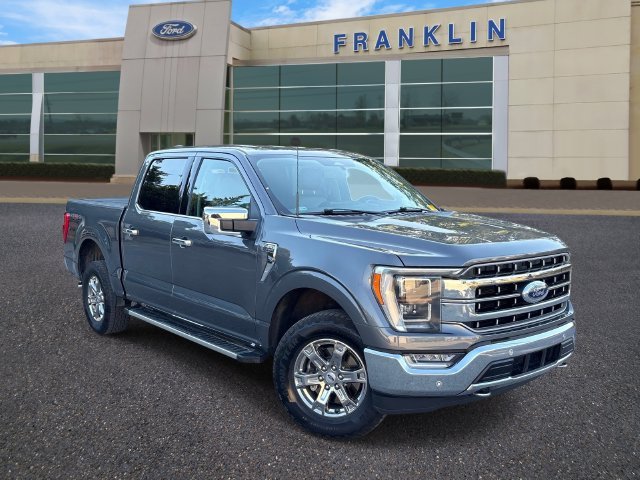 Certified Used 2022 Gray Ford Lariat image 1