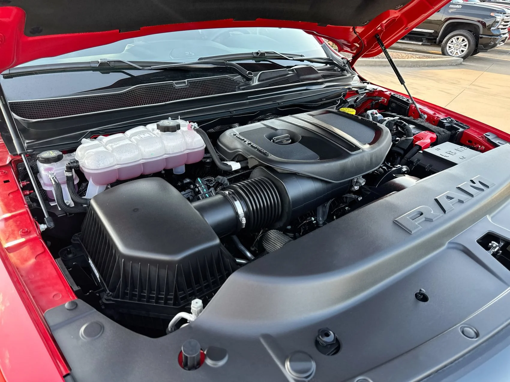 Used 2025 Flame Red Clearcoat Ram Tradesman image 24