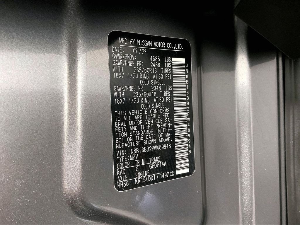 Used 2023 Gray Nissan SV image 37