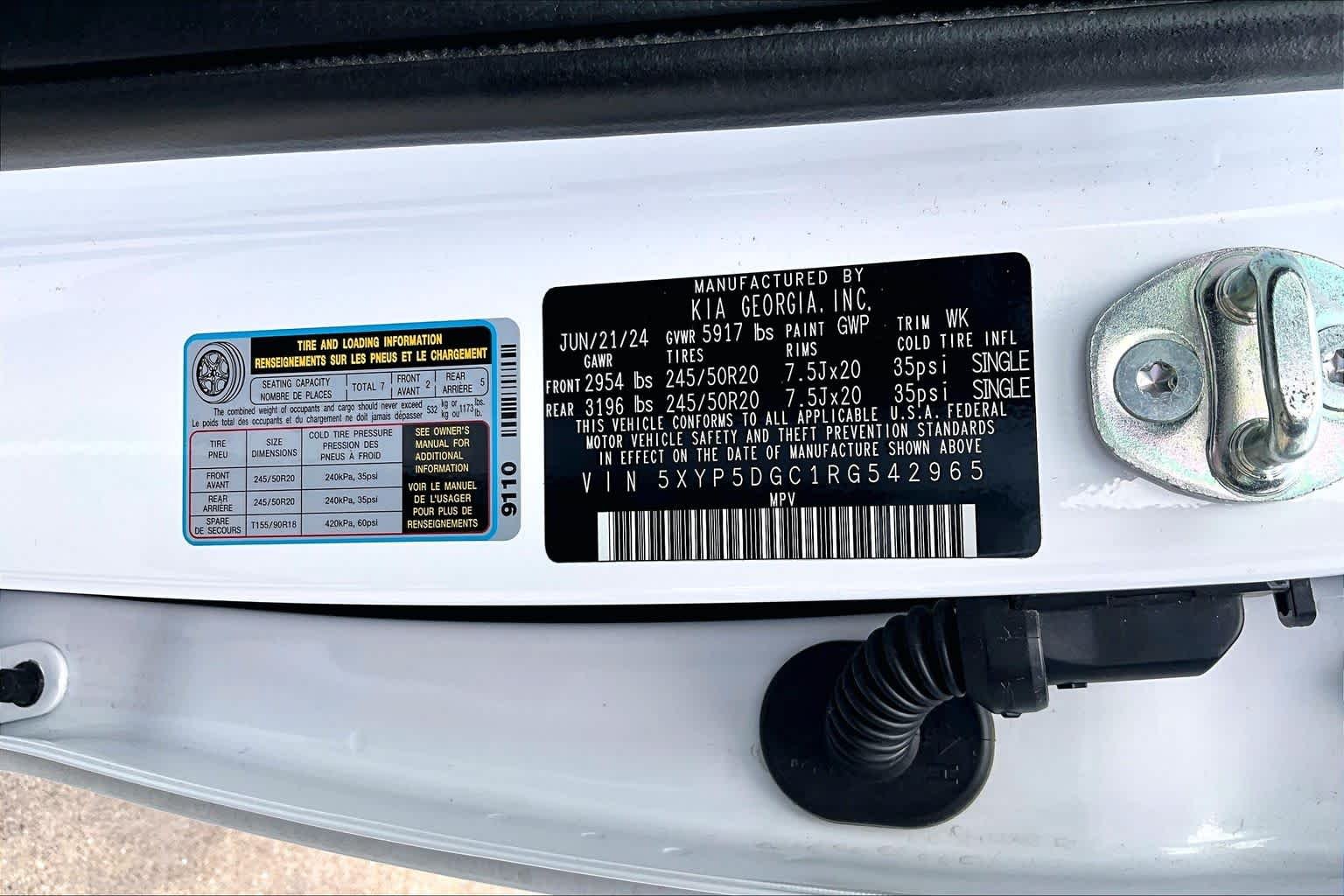 Certified Used 2024 Glacial White Pearl Kia SX Prestige image 35