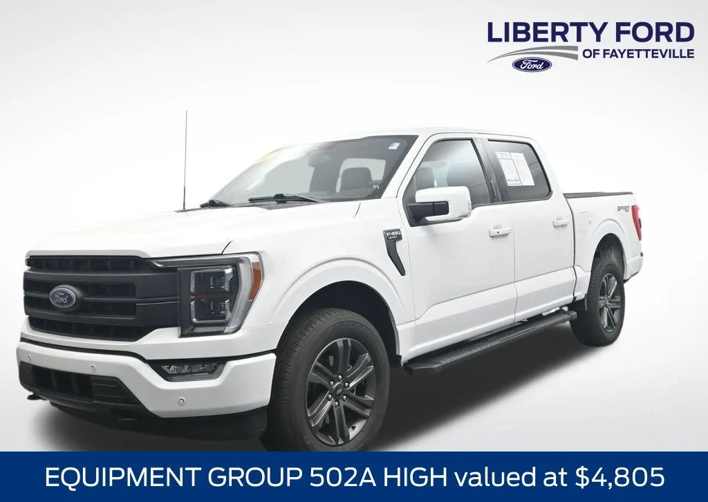 Certified Used 2023 Oxford White Ford Lariat image 1