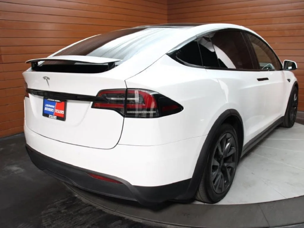 Used 2023 Pearl White Multi-Coat Tesla 7 Seater AWD image 4