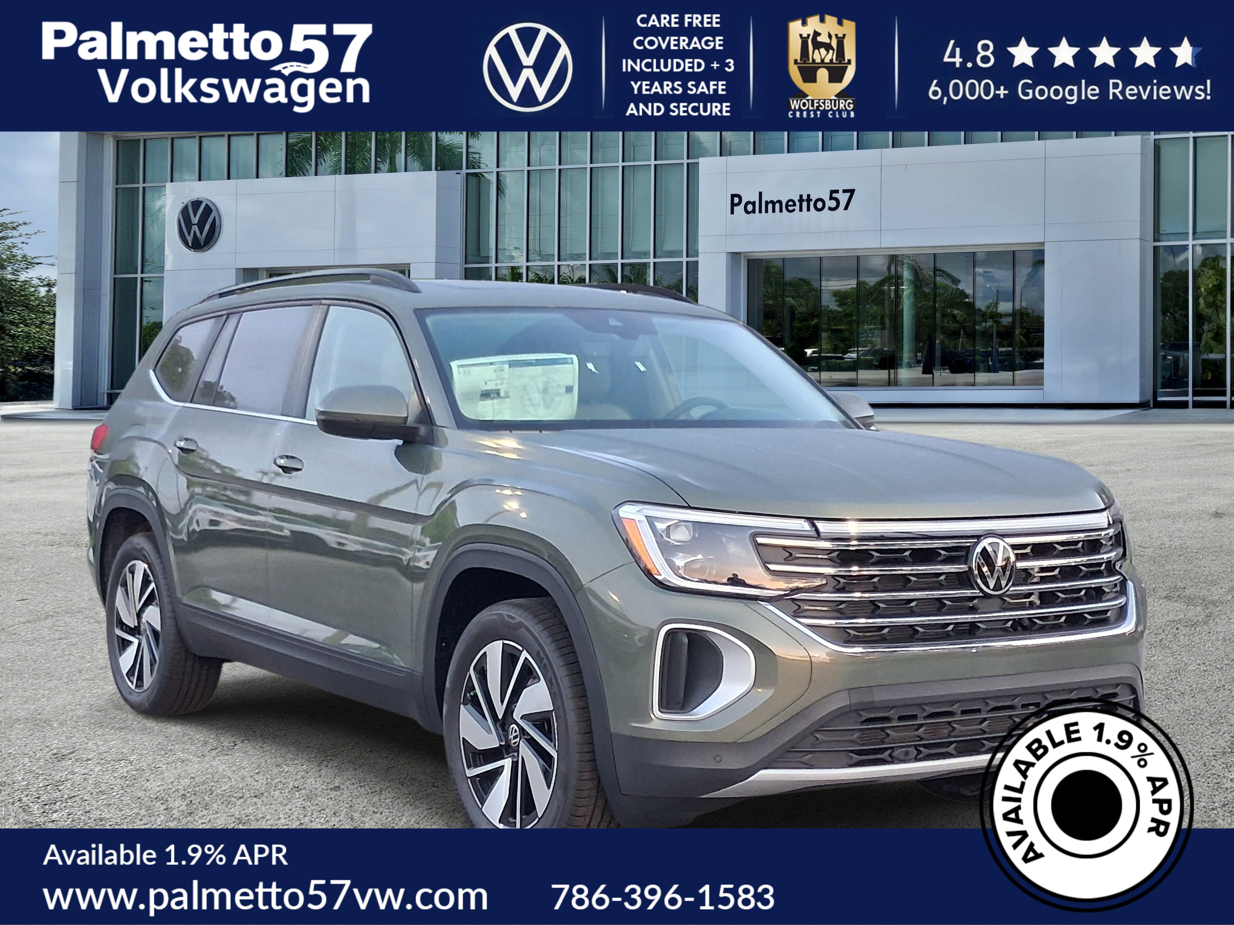 New 2026 Green Volkswagen 2.0T SE w/Technology image 1