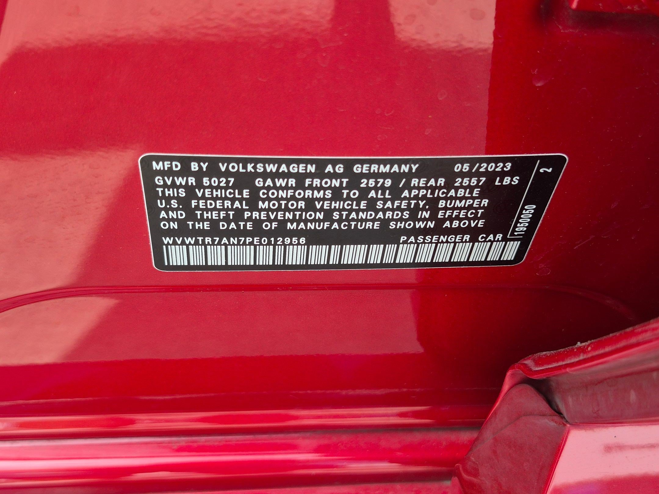 Used 2023 Kings Red Metallic Volkswagen SEL Premium R-Line image 36