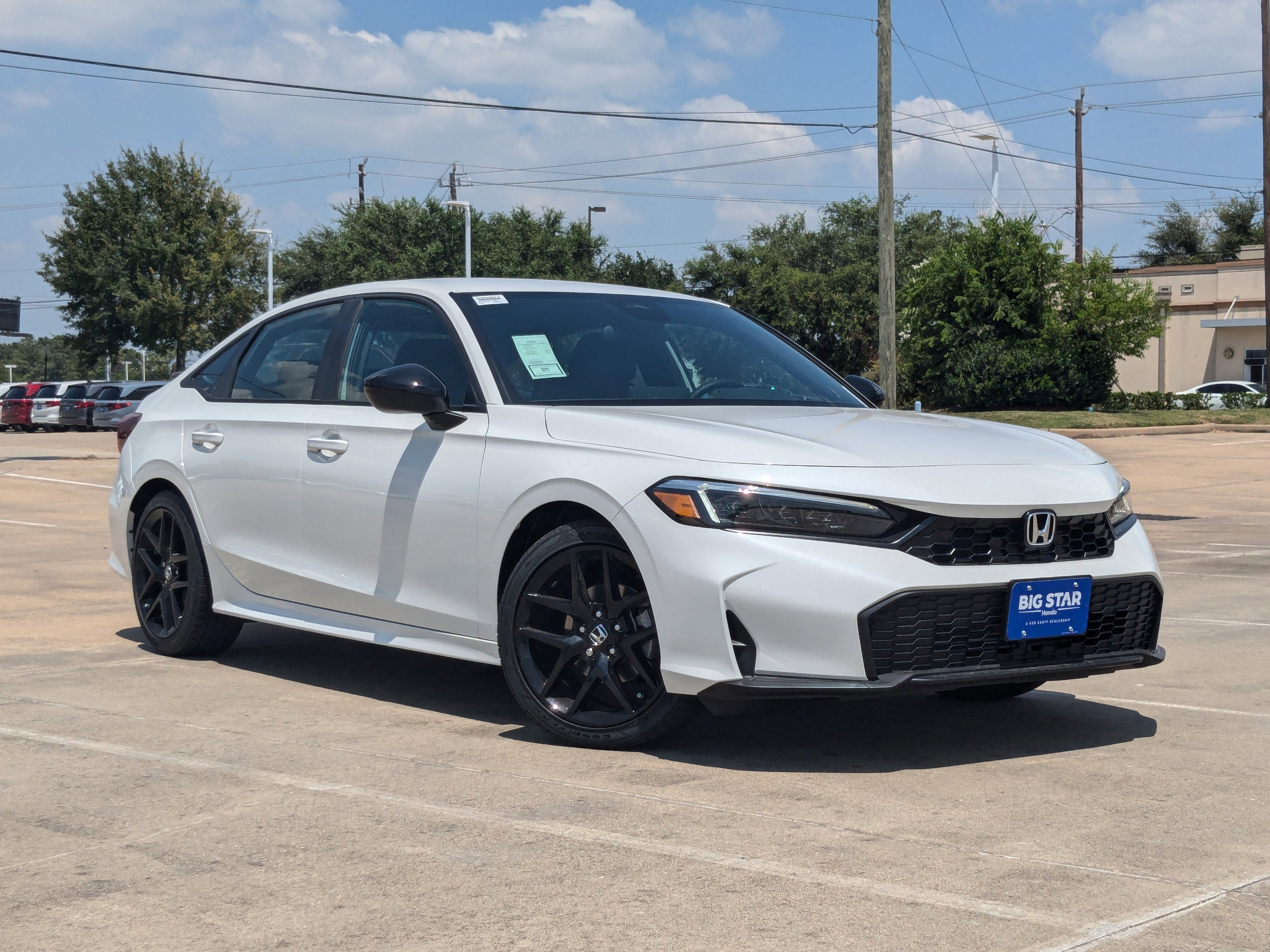 New 2026 Platinum White Pearl Honda Sport image 2