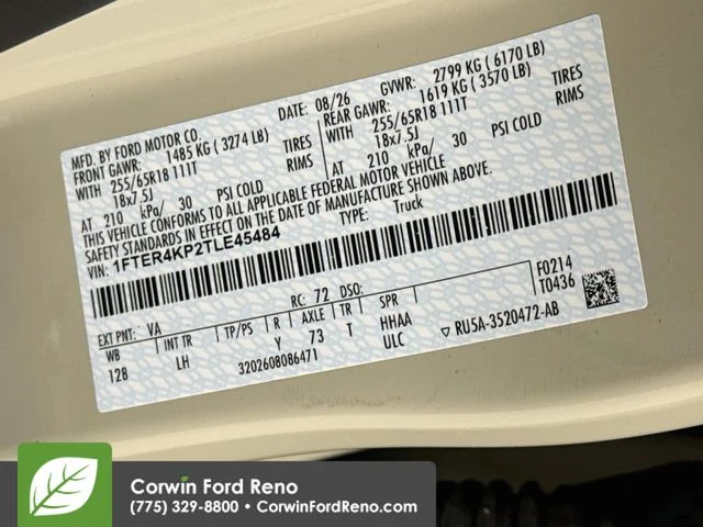 New 2026 Desert Sand Ford Lariat image 33