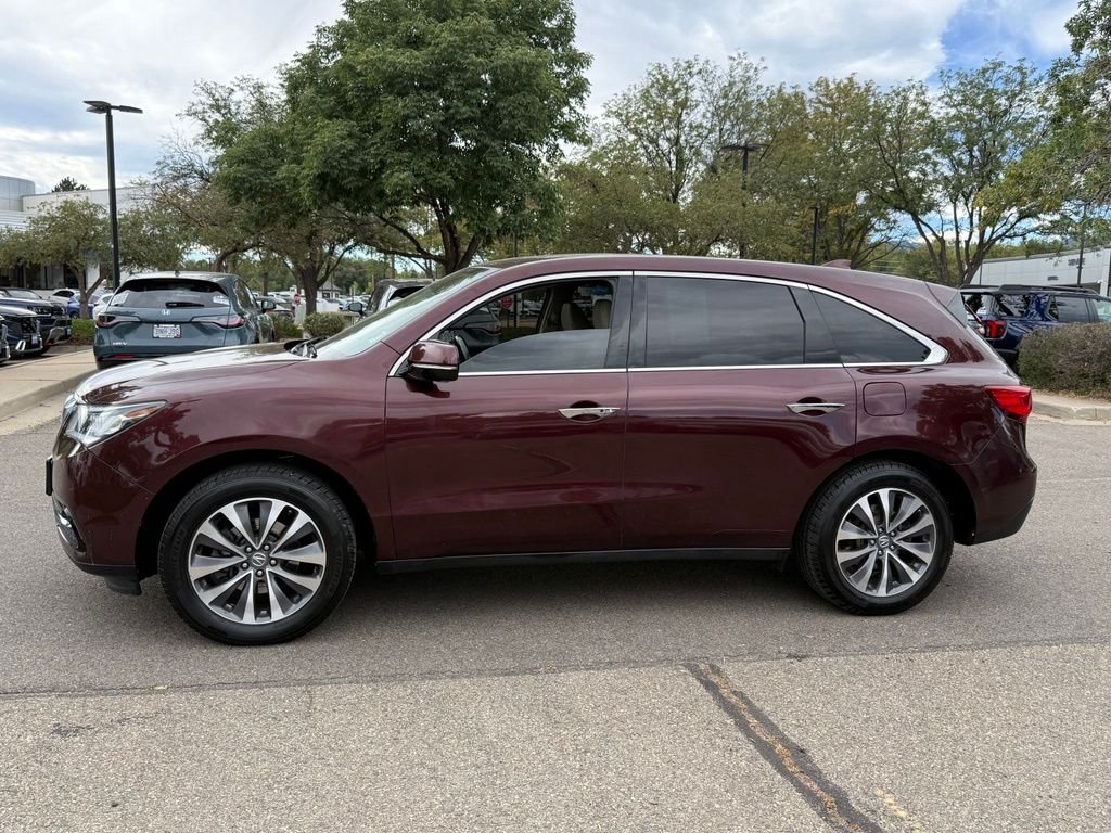 Used 2016 Dark Cherry Pearl Acura 3.5L image 7