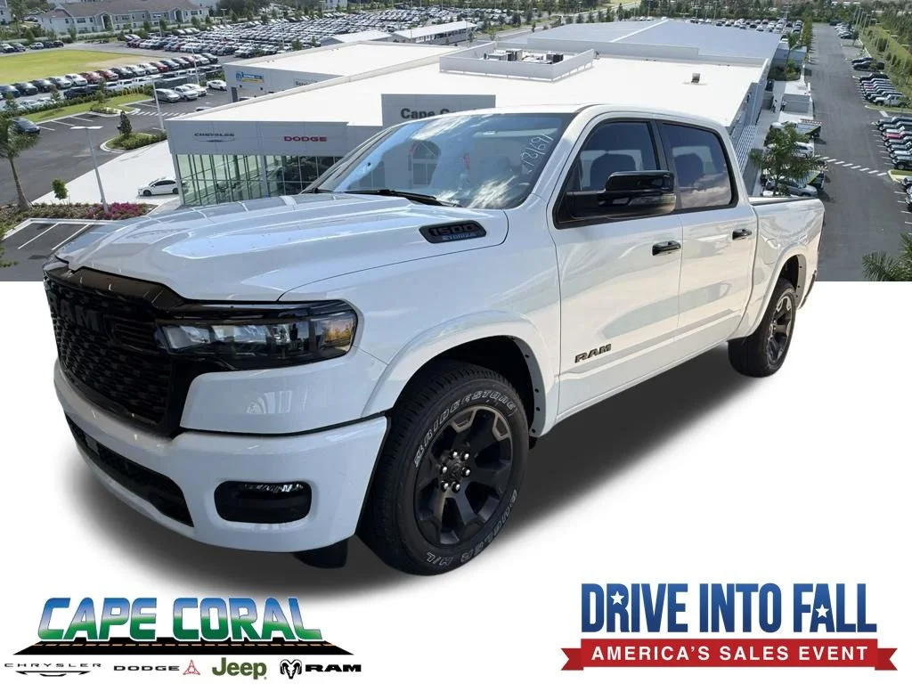 New 2026 Bright White Clear-Coat Exterior Paint RAM Big Horn/Lone Star image 1
