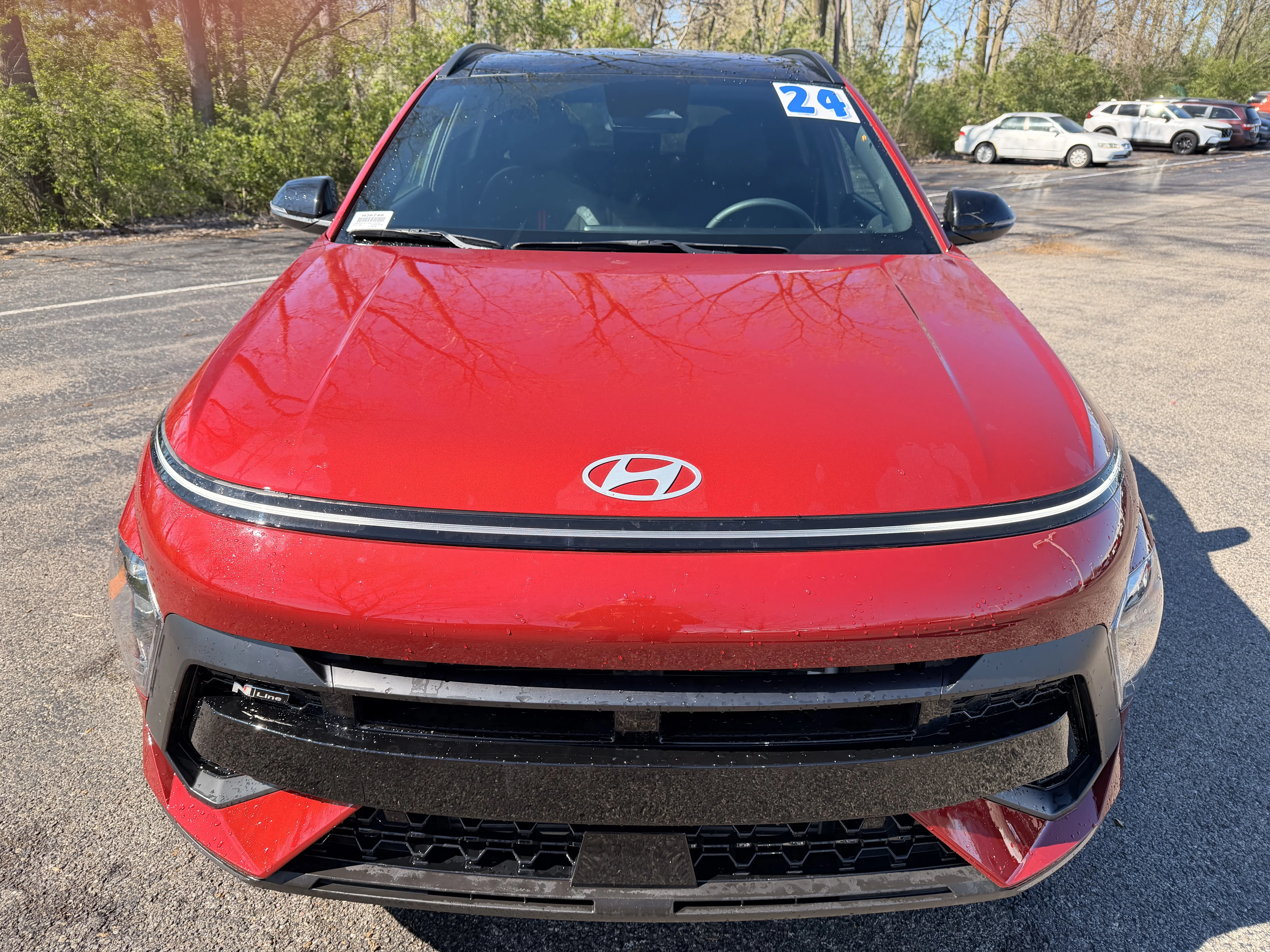 Used 2024 Ultimate Red Metallic Hyundai N Line image 8