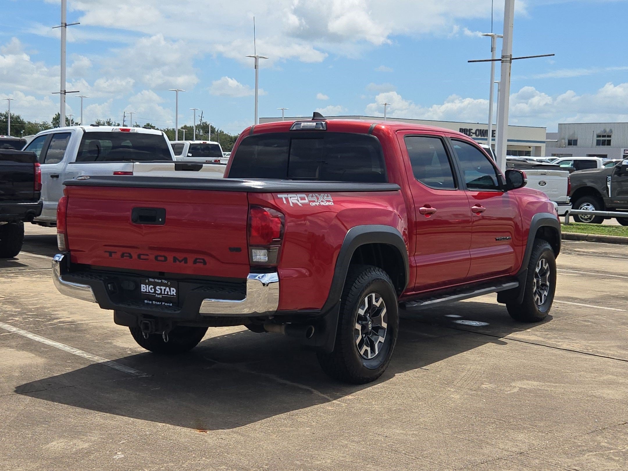 Used 2019 Barcelona Red Metallic Toyota TRD Off-Road image 3