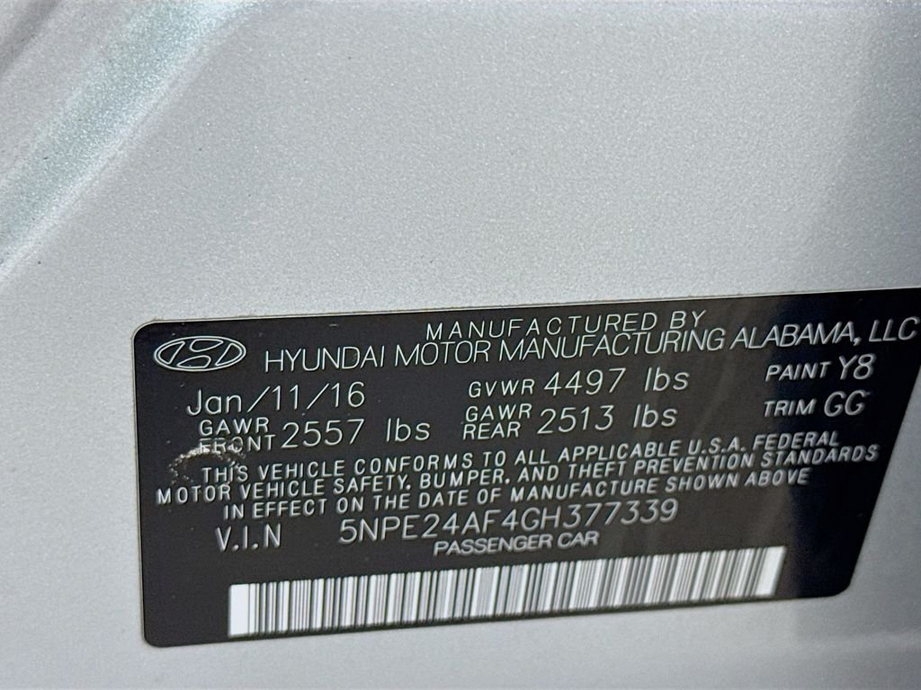 Used 2016 Symphony Silver Hyundai SE image 37