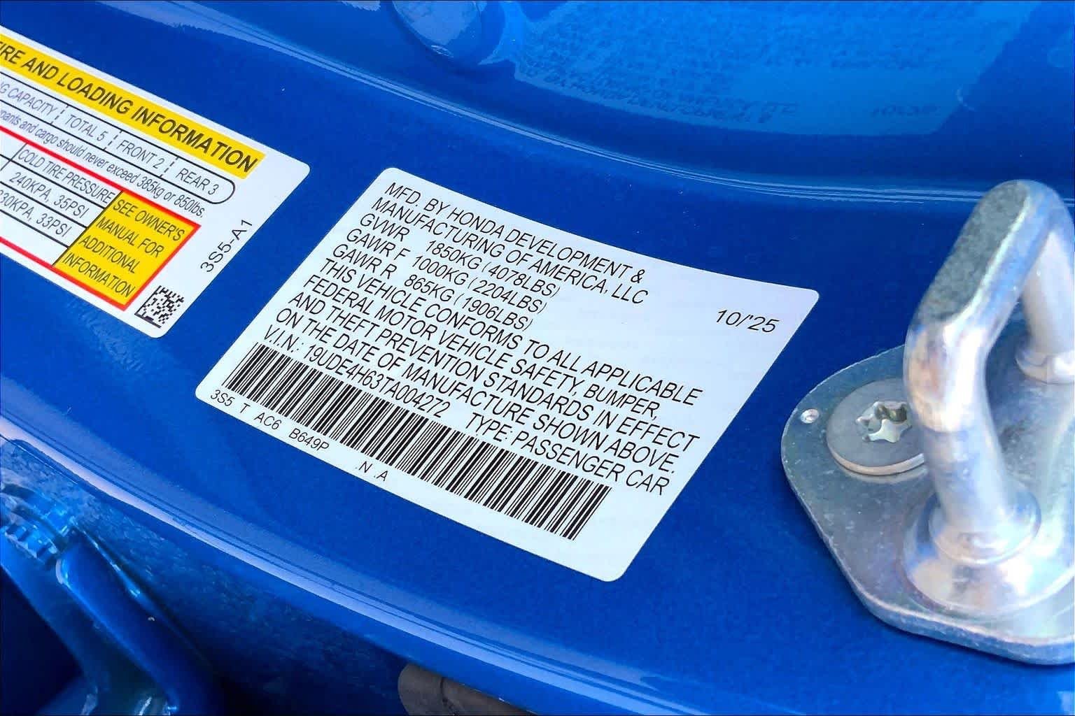 Used 2026 Double Apex Blue Pearl Acura w/A-Spec Technology Package image 35