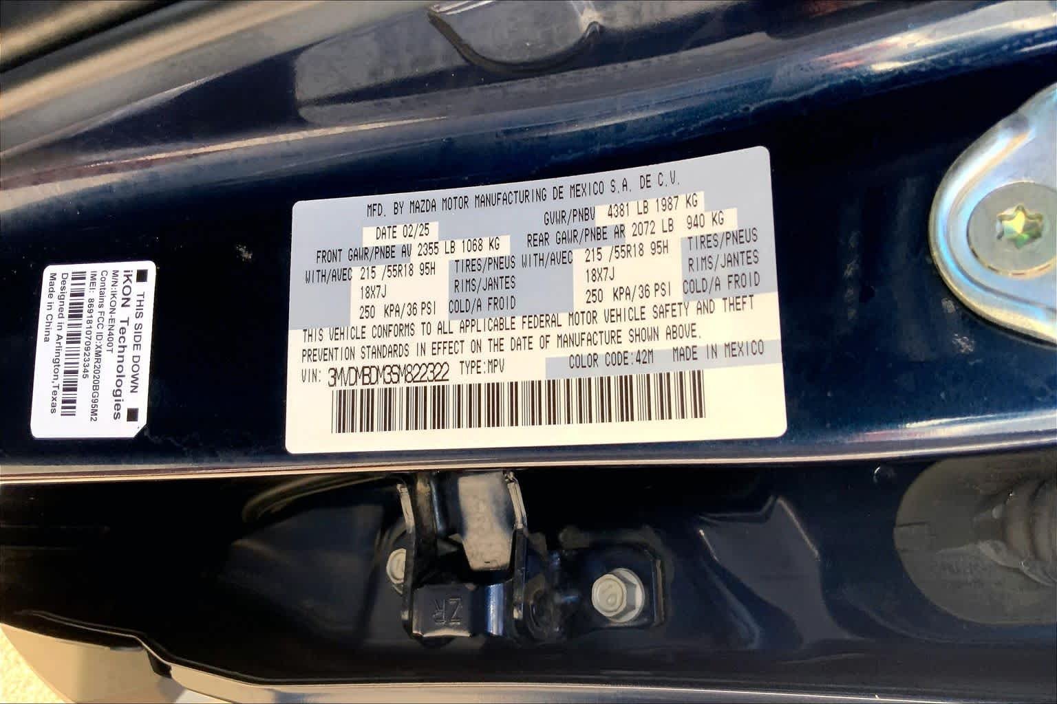 Certified Used 2025 Deep Crystal Blue Mica Mazda 2.5 S Premium Package image 35