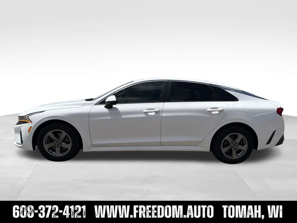 Used 2021 Kia K5 LXS with VIN 5XXG14J28MG046750 for sale in Tomah, WI
