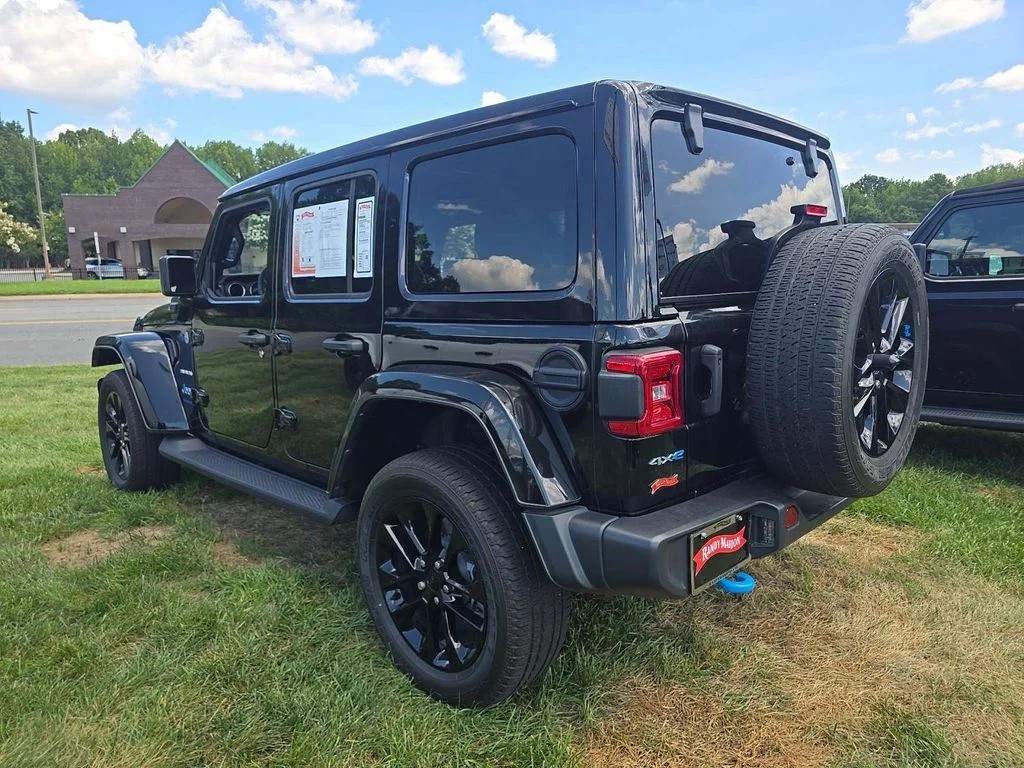 Used 2023 Black Jeep Sahara 4xe image 4