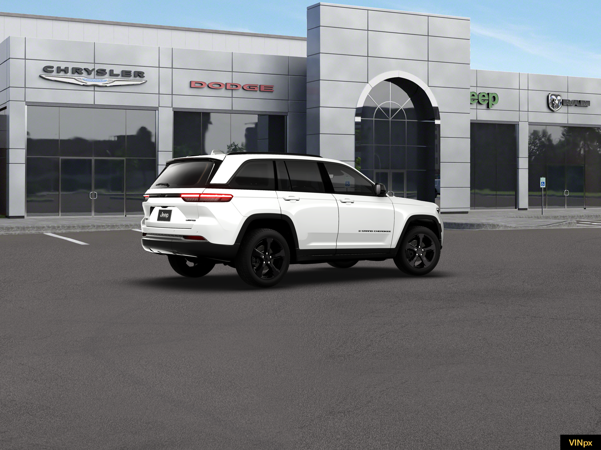 New 2026 Bright White Clear-Coat Exterior Paint Jeep Limited image 34