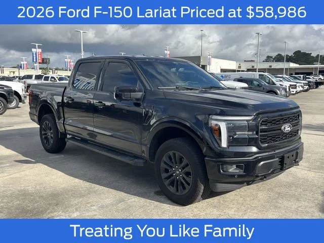 Used 2026 Black Metallic Ford Lariat image 1