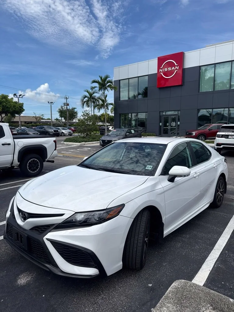 Used 2024 White Toyota SE image 2