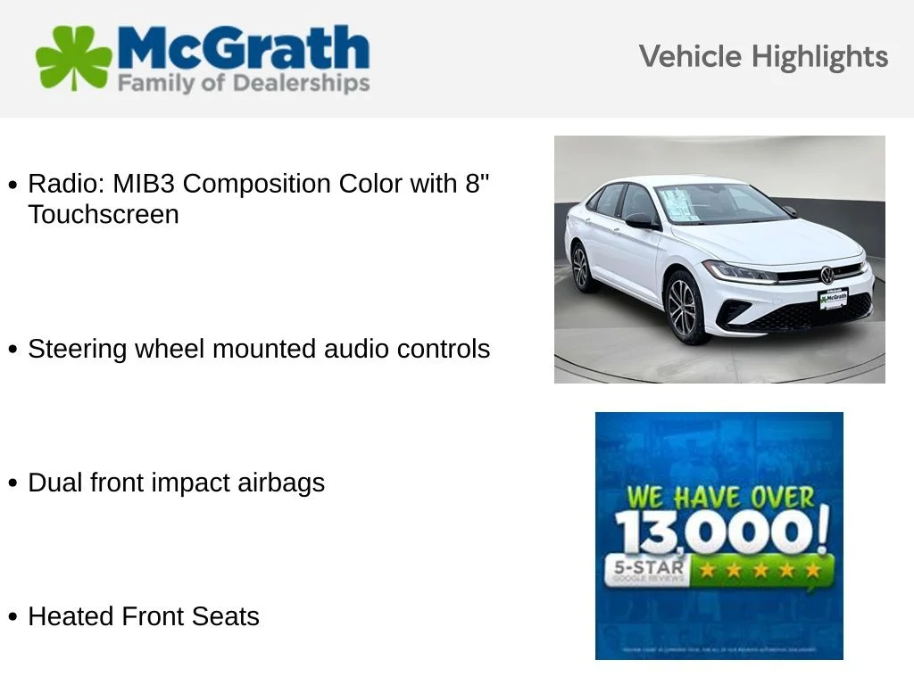 New 2026 White Volkswagen 1.5T Sport image 5
