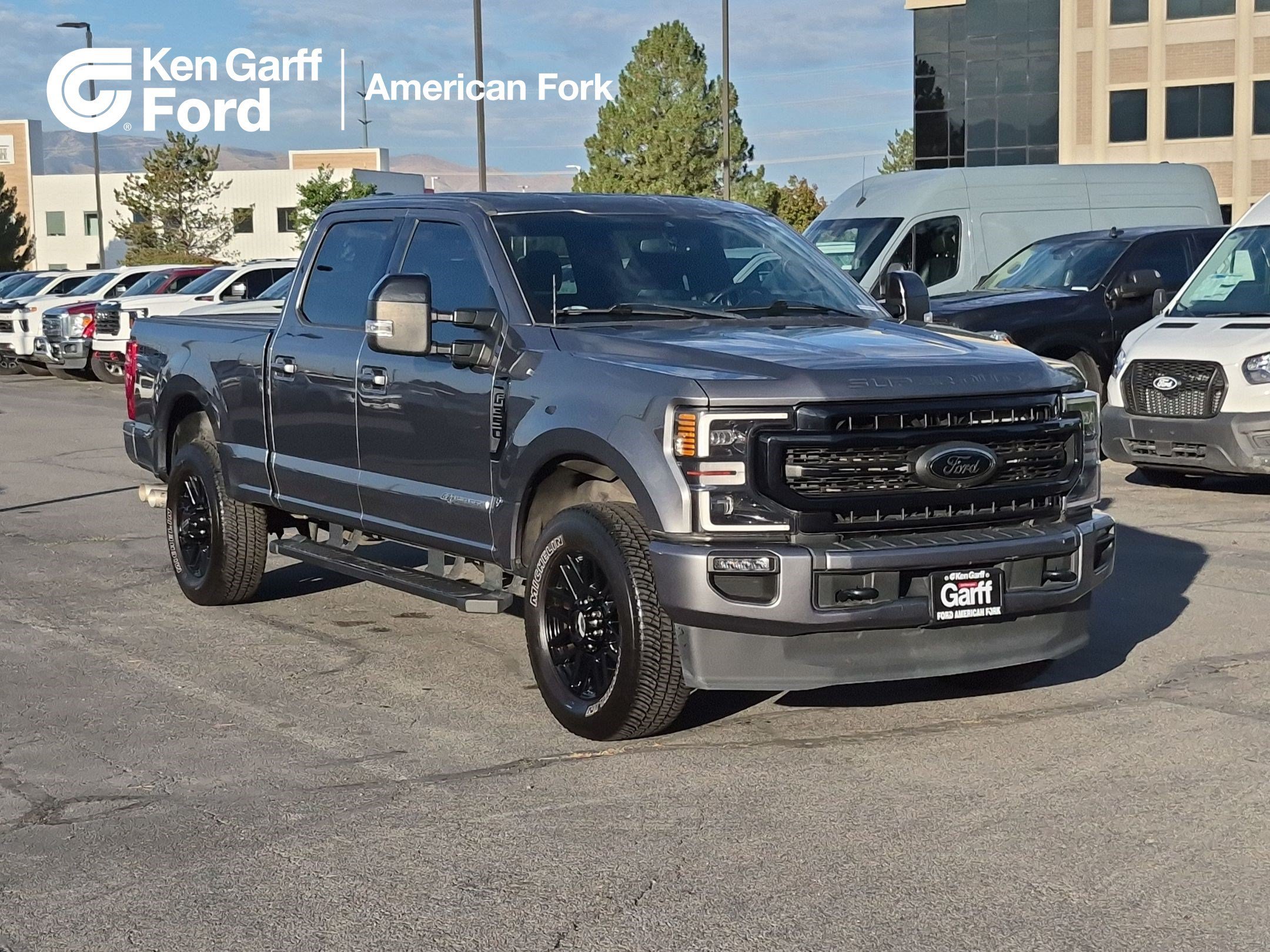 Used 2022 Gray Metallic Ford LARIAT image 1