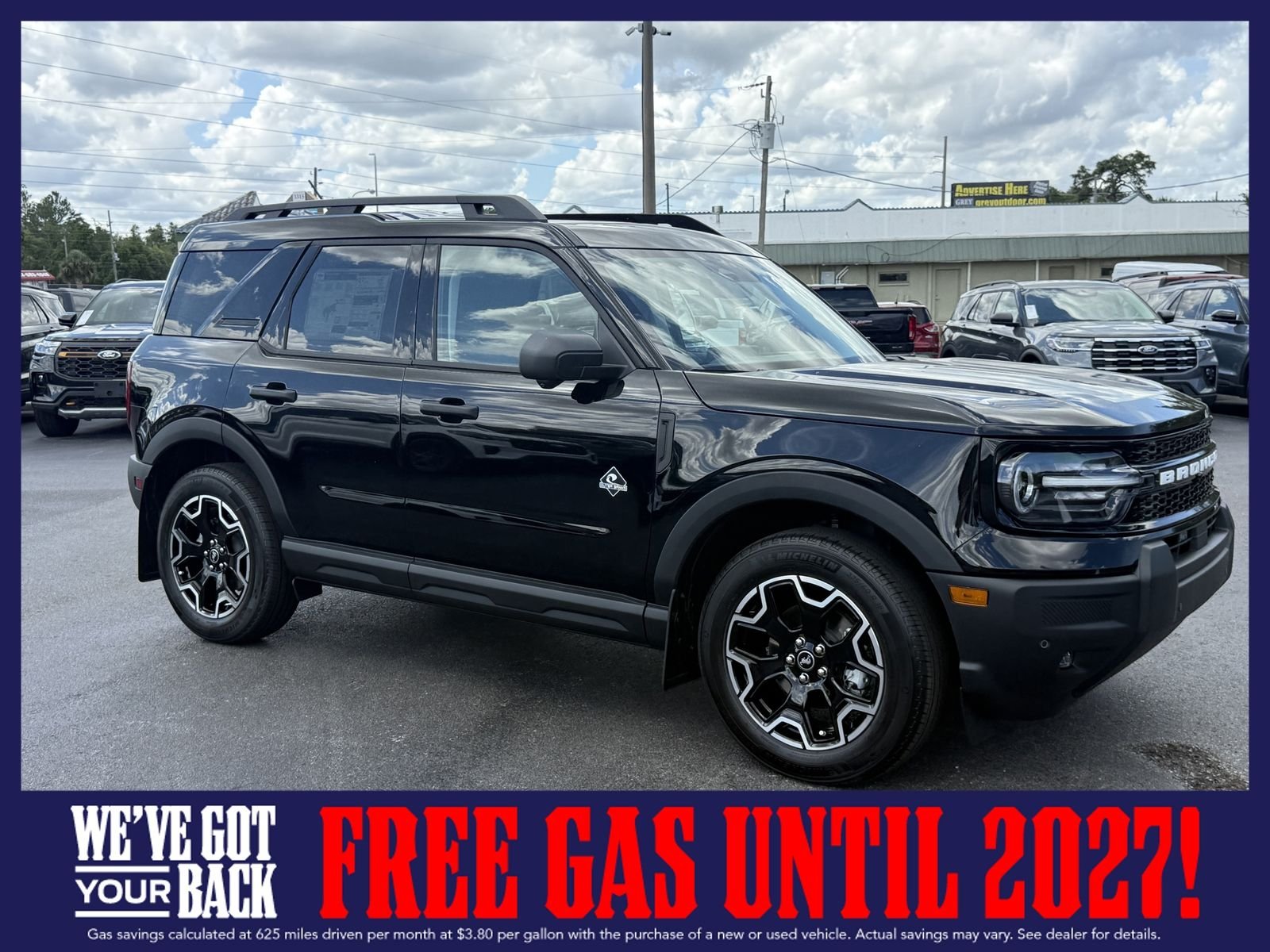 New 2026 Shadow Black Ford Outer Banks image 2