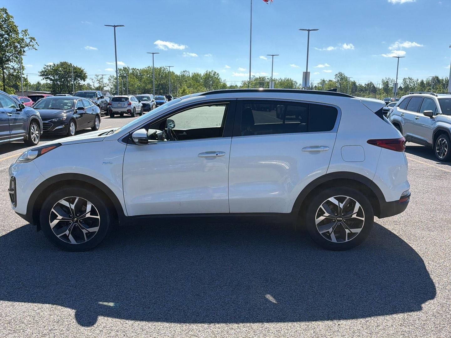 Used 2020 Snow White Pearl Kia EX image 8