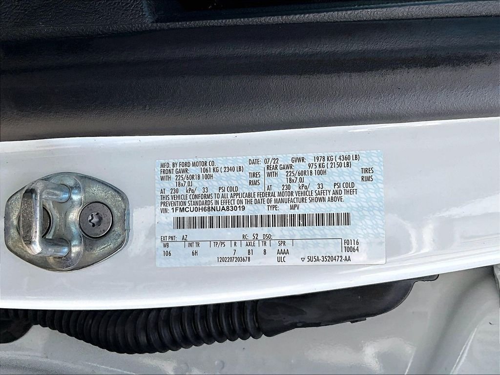 Used 2022 White Ford SEL image 22