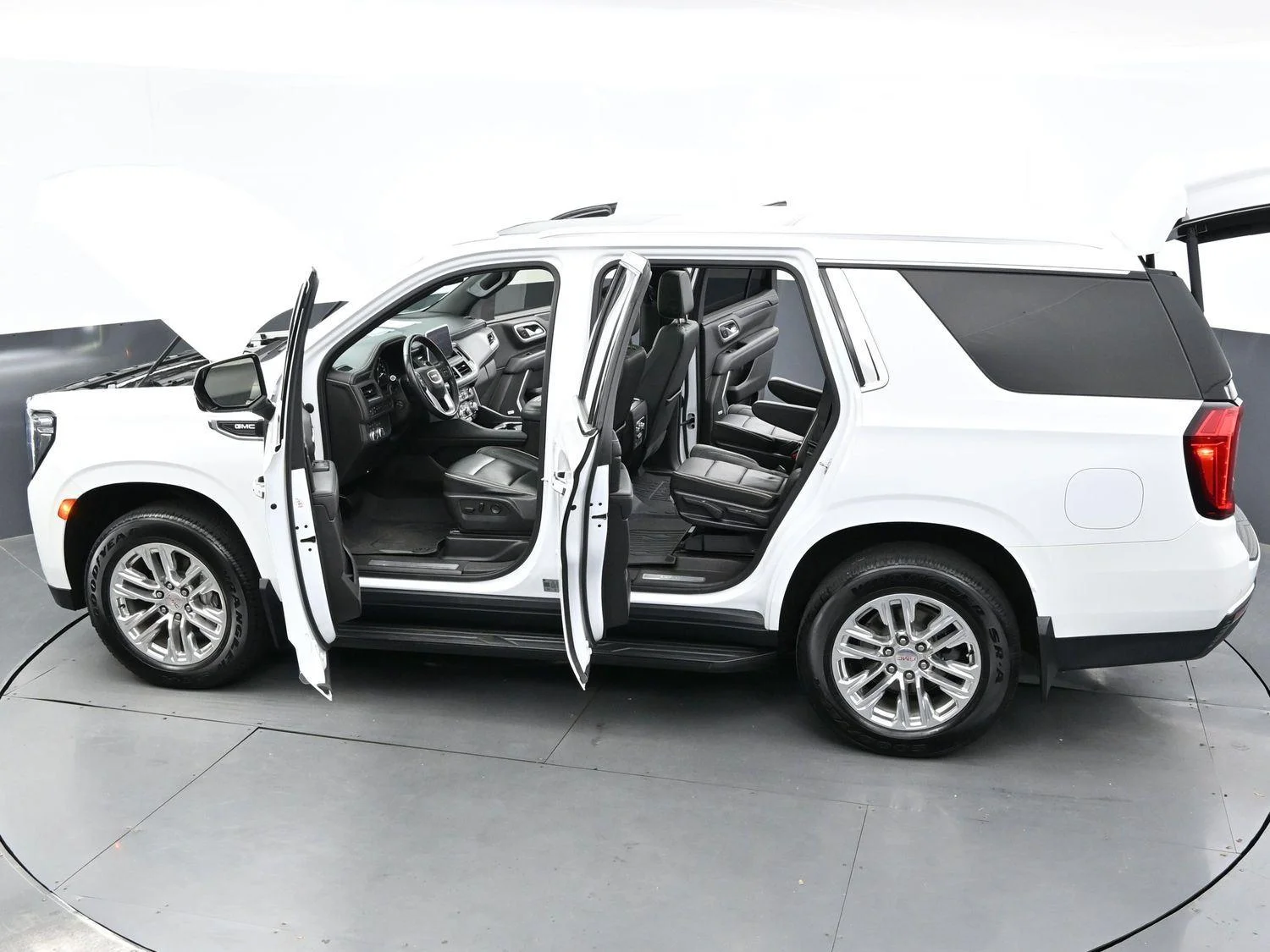 Used 2021 Summit White GMC SLT image 49