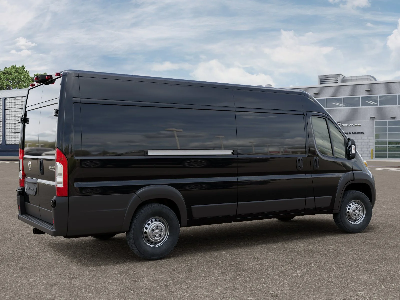 New 2026 Black Clear-Coat Exterior Paint RAM Tradesman image 4