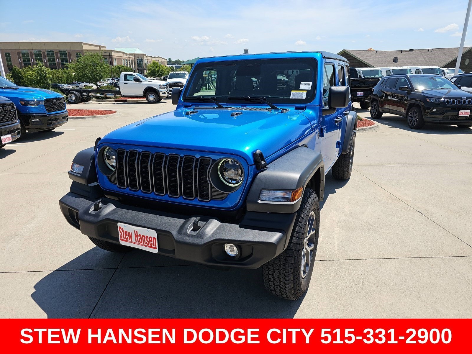 New 2026 Hydro Blue Pearlcoat Jeep Sport S image 1