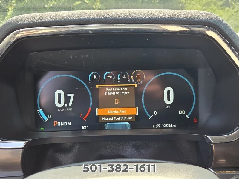 Used 2021 Black Metallic FORD LARIAT 4WD SUPERCREW 5.5