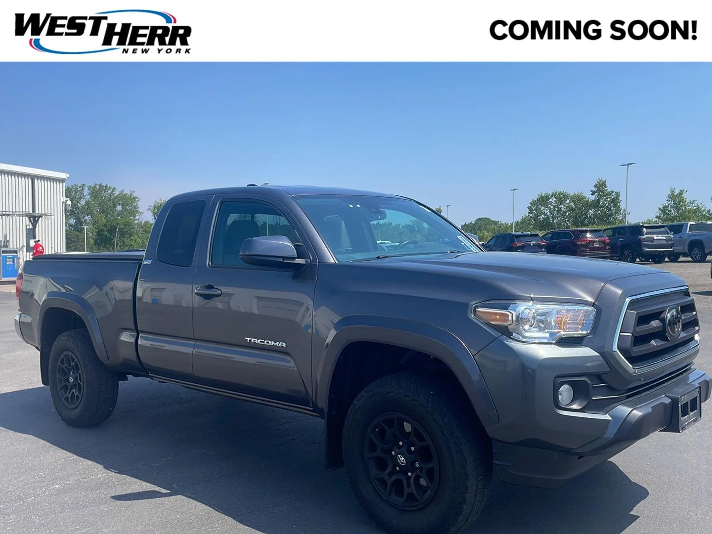 Used 2021 Magnetic Gray Metallic Toyota SR5 image 1