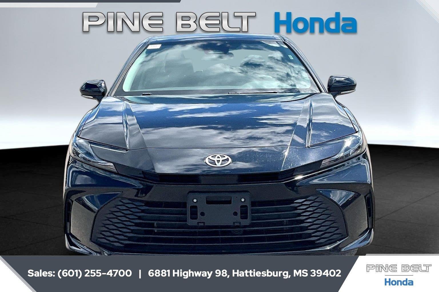Used 2025 Midnight Black Metallic Toyota LE image 3