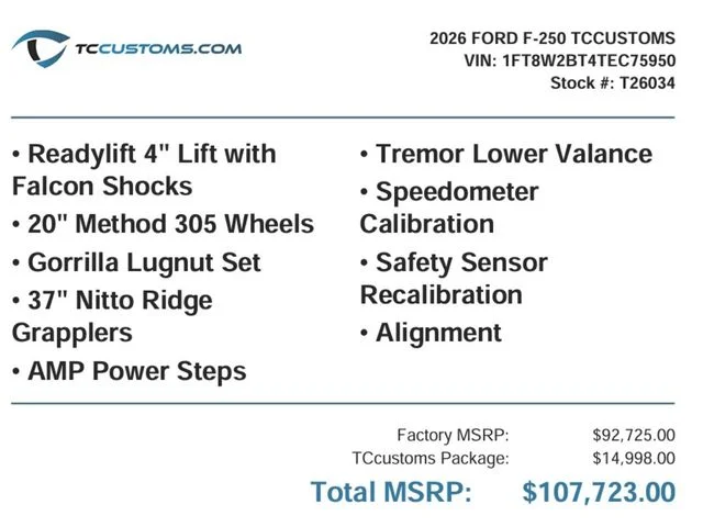 2026 Ford F-250 Super Duty Lariat - Photo 6
