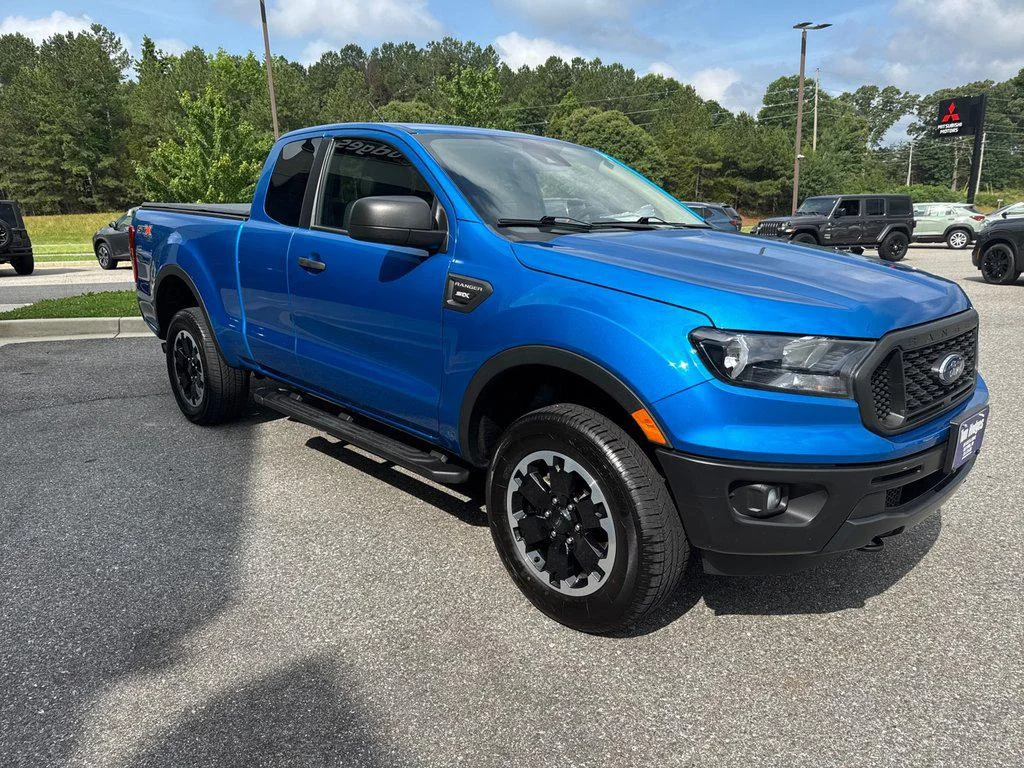 Used 2021 Velocity Blue Metallic Ford XL 4WD SuperCab 6 Box image 3