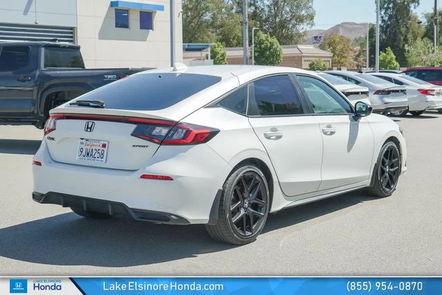 Used 2024 Platinum White Pearl Honda Sport image 9