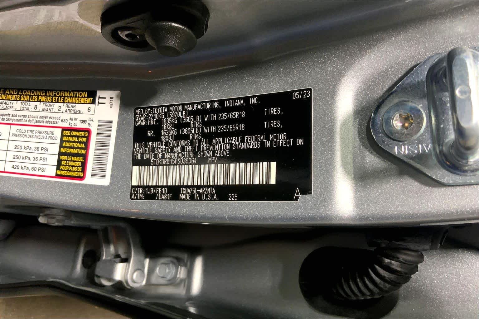Used 2023 Celestial Silver Metallic Toyota LE image 37
