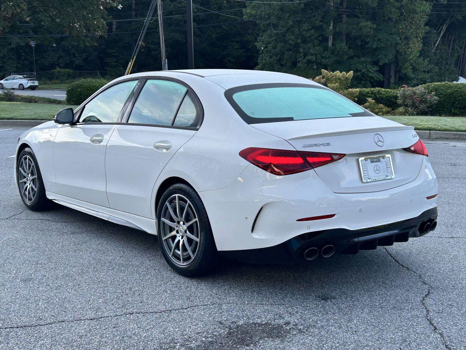 Certified Used 2025 Polar White Mercedes-Benz AMG® C 43 4MATIC® Sedan image 15