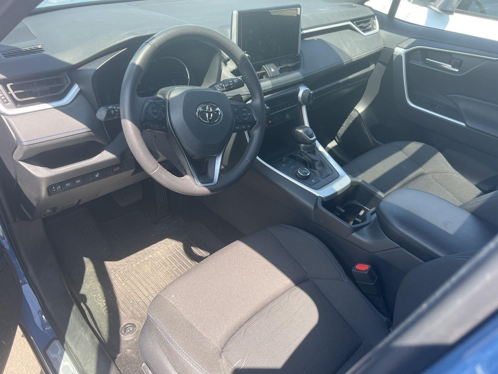 Used 2024 Cavalry Blue Toyota Hybrid SE image 5