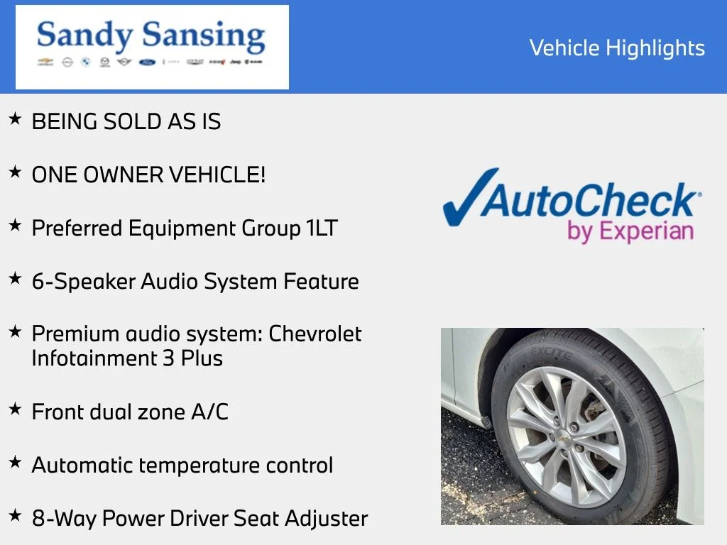 Used 2023 White Chevrolet LT image 8