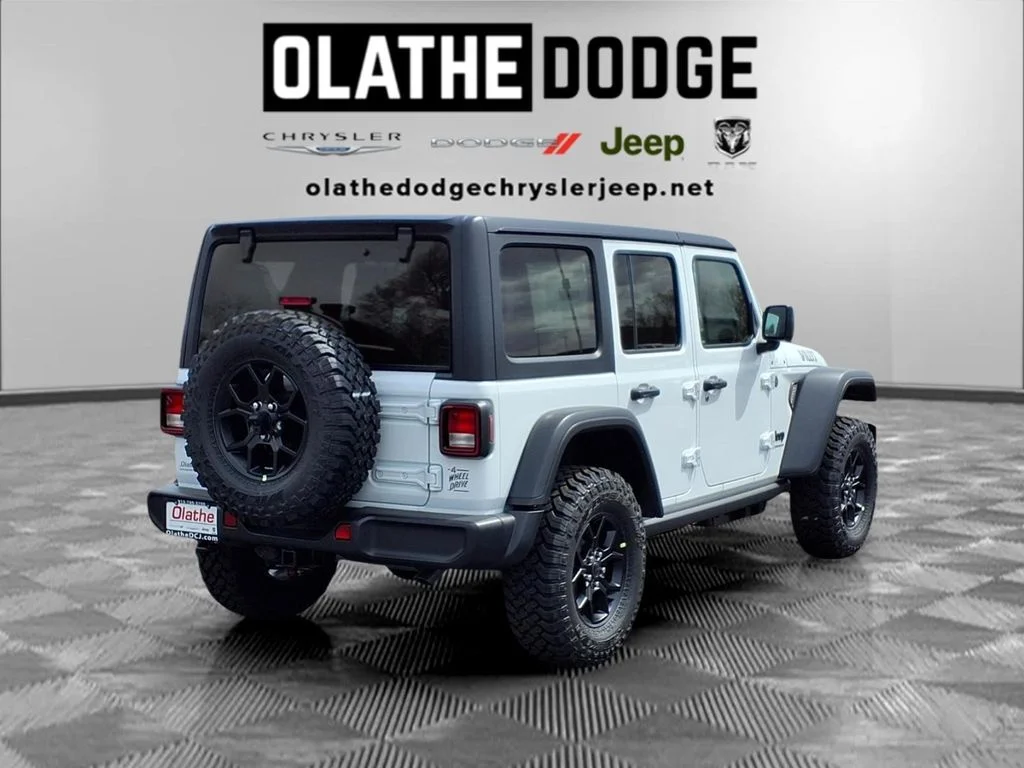 New 2026 Bright White Clear-Coat Exterior Paint Jeep Willys image 22