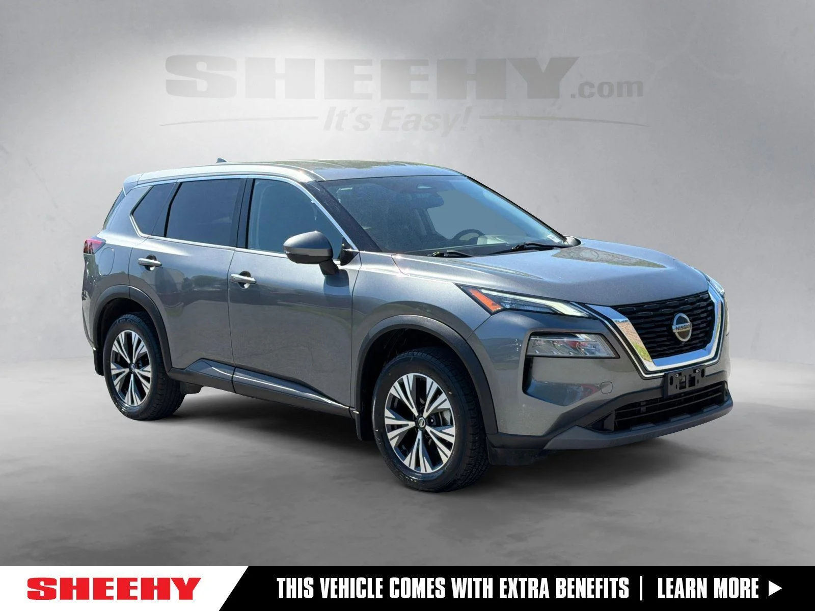 Used 2021 Gun Metallic Nissan SV image 1
