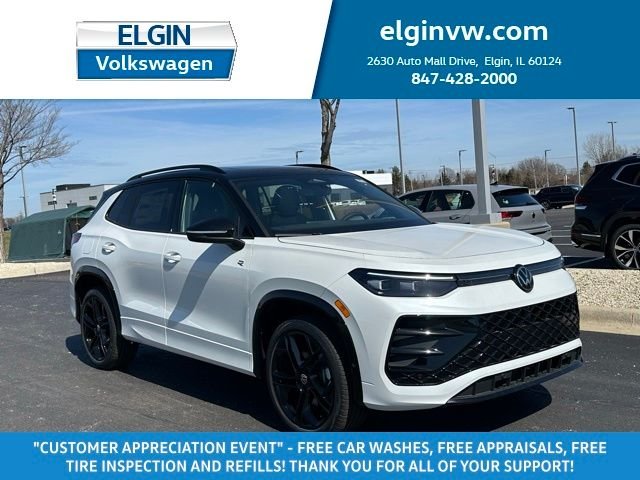 New 2026 Opal White W/Deep Black Roof Volkswagen 2.0T SE R-Line Black image 1