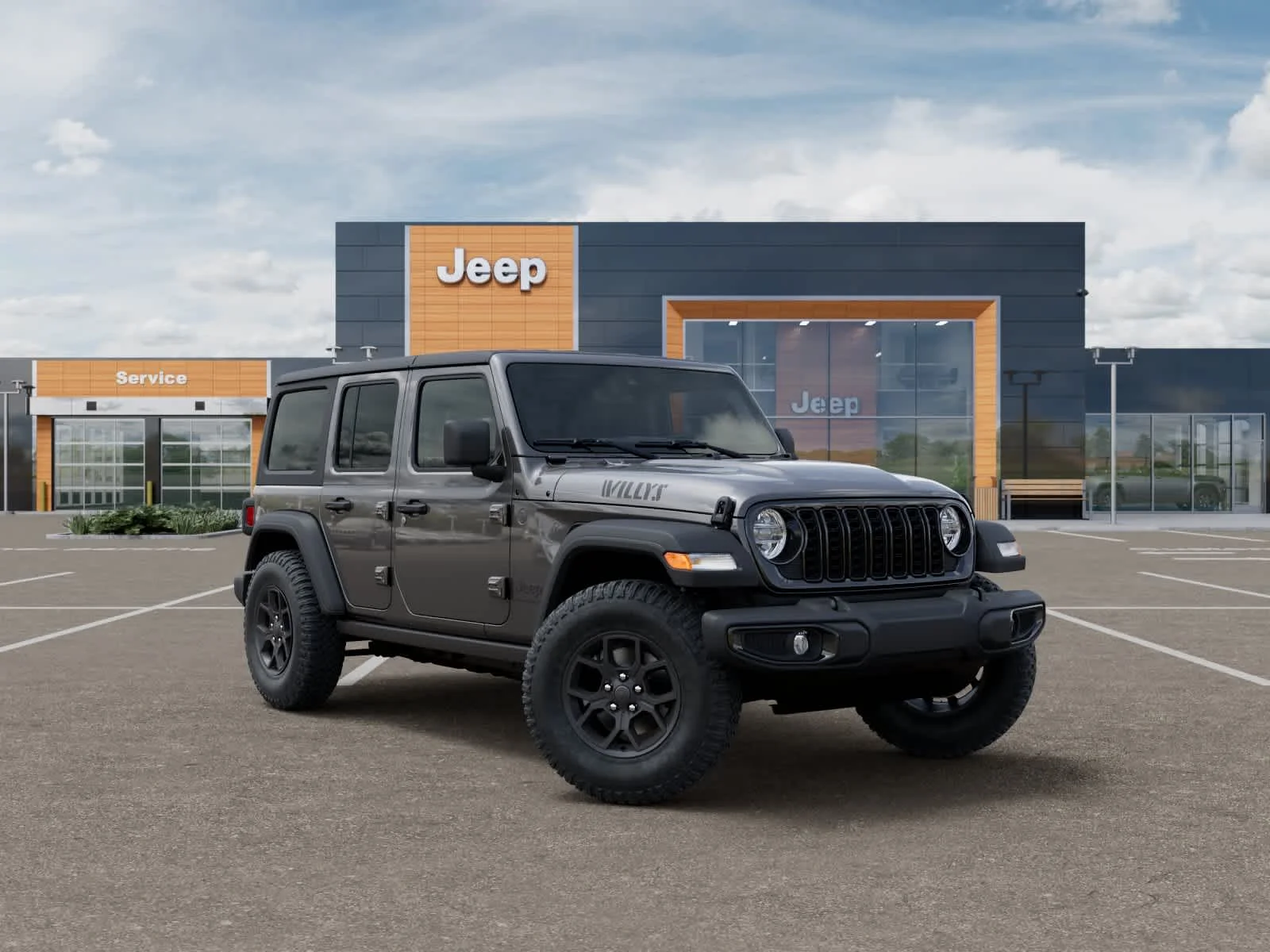 New 2026 Granite Crystal Metallic Clearcoat Jeep Willys image 5